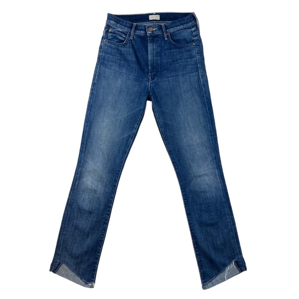Mother Cropped Blue Denim Jeans | Size 27